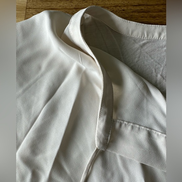 LOFT white shirt with ties. - Picture 5 of 5